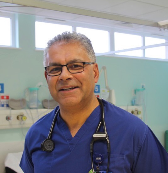 Smiling staff member